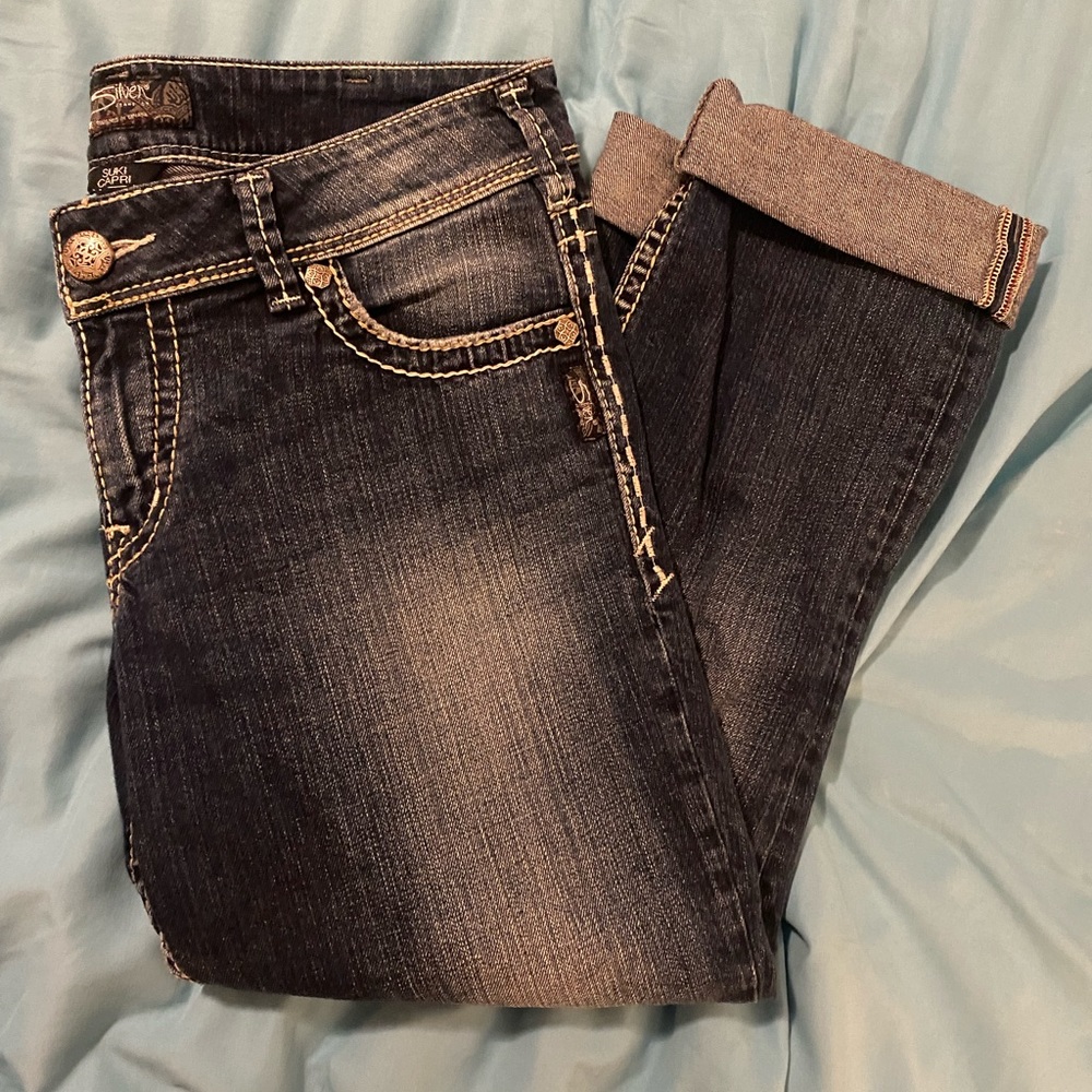 Women’s size 30 Silver brand capris $20 OBO